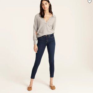 J.Crew NTW Tall 9" mid-rise toothpick jean in Point Lake wash